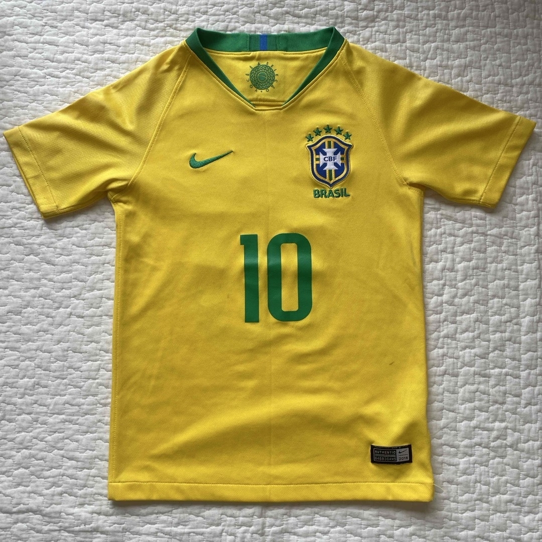 NIKE - ネイマール ブラジル代表 ユニフォーム S キッズ ナイキ NIKE - ネイマール ブラジル代表 ユニフォーム S キッズ ナイキ