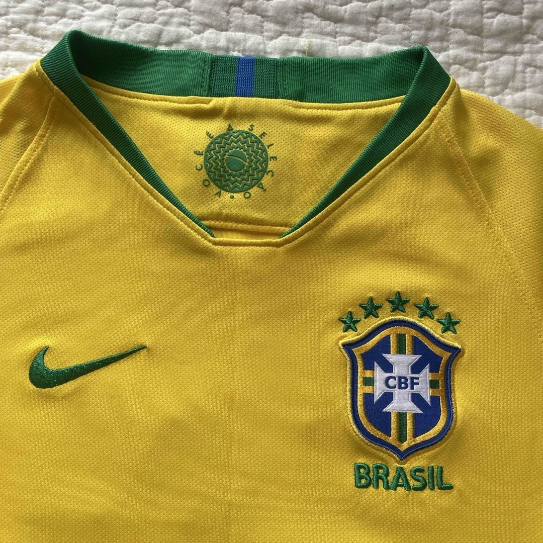 NIKE - ネイマール ブラジル代表 ユニフォーム S キッズ ナイキ NIKE - ネイマール ブラジル代表 ユニフォーム S キッズ ナイキ