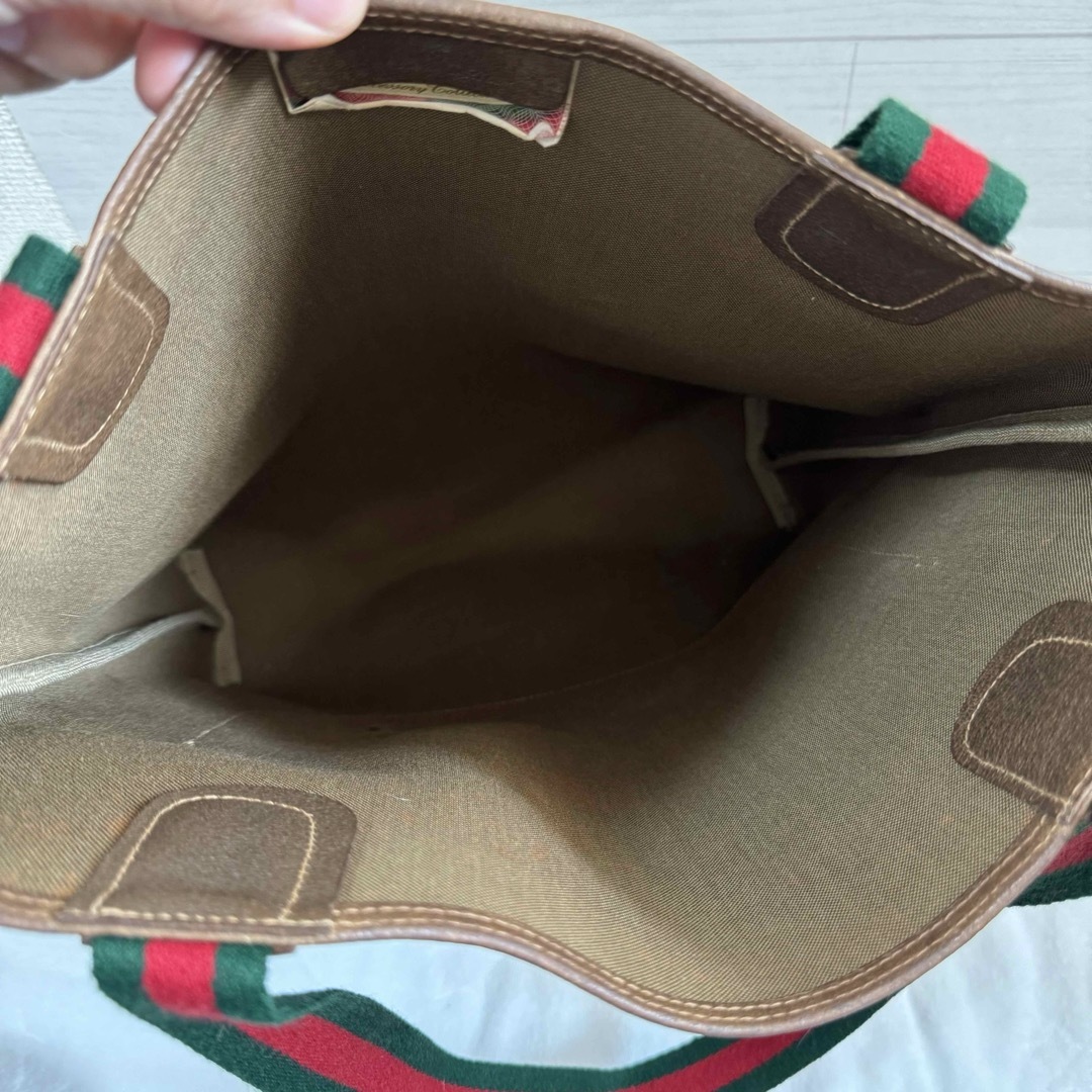 GUCCI - 極美品 GUCCI グッチ オールド トートバッグ ハンド GUCCI - 極美品 GUCCI グッチ オールド トートバッグ ハンド