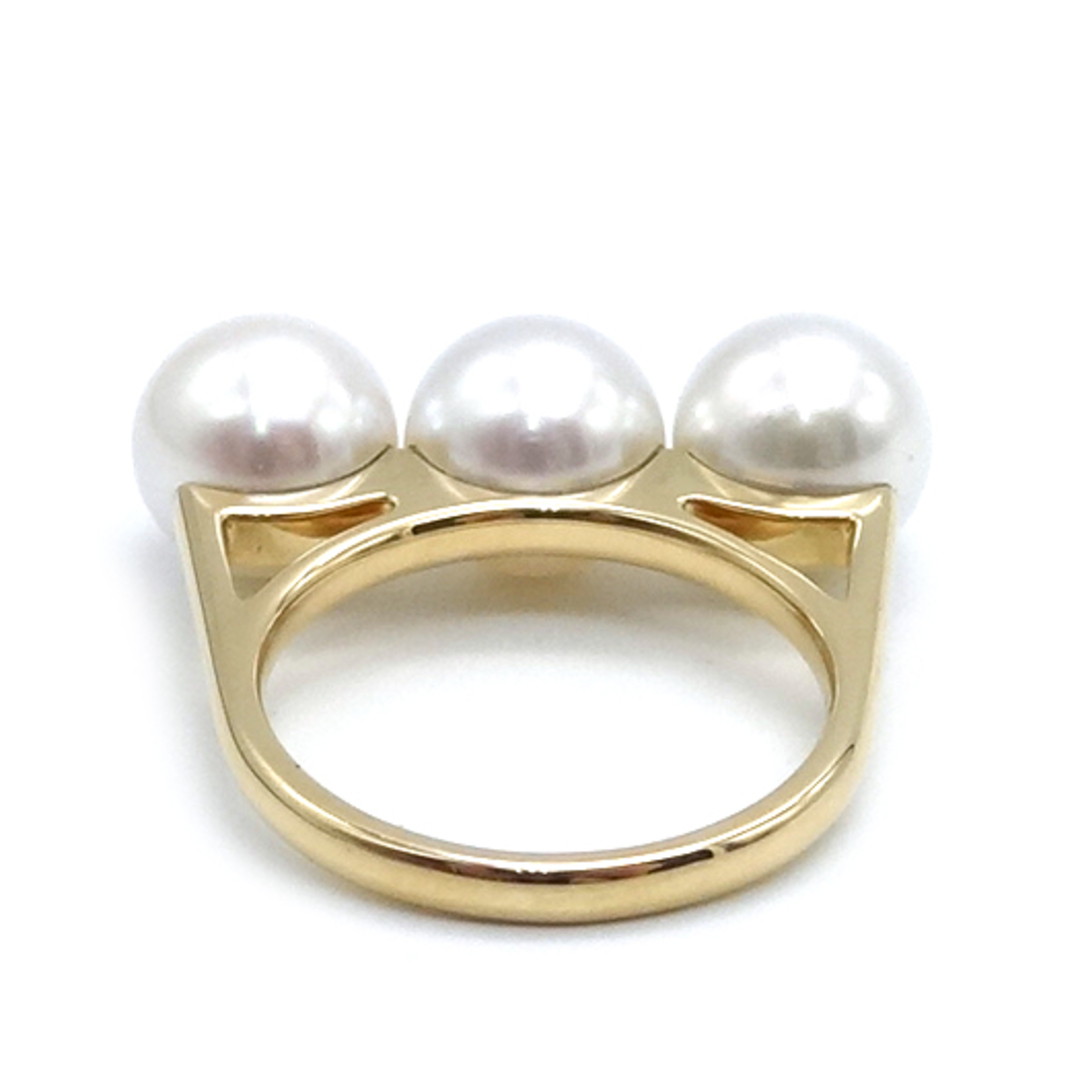 TASAKI - タサキ バランス エラ リング 真珠 K18YG パール:8.0mm TASAKI - タサキ バランス エラ リング 真珠 K18YG パール:8.0mm