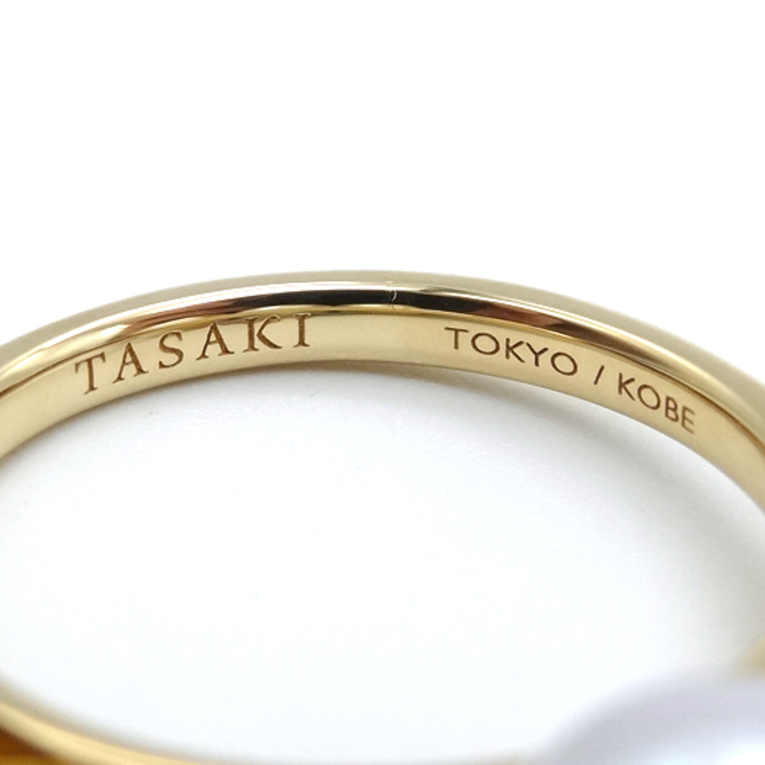 TASAKI - タサキ バランス エラ リング 真珠 K18YG パール:8.0mm TASAKI - タサキ バランス エラ リング 真珠 K18YG パール:8.0mm
