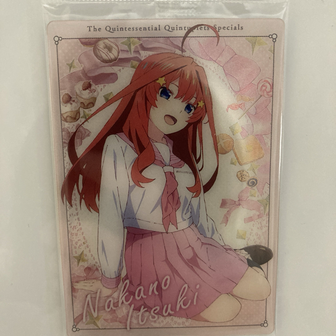 五等分の花嫁ウエハースカード 中野一花・二乃・三玖・四葉・五 五等分の花嫁ウエハースカード 中野一花・二乃・三玖・四葉・五