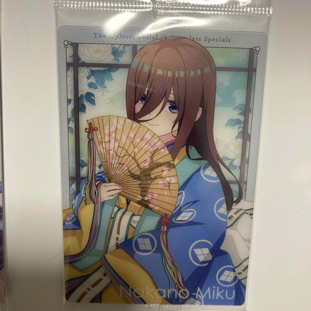 五等分の花嫁ウエハースカード 中野一花・二乃・三玖・四葉・五 五等分の花嫁ウエハースカード 中野一花・二乃・三玖・四葉・五