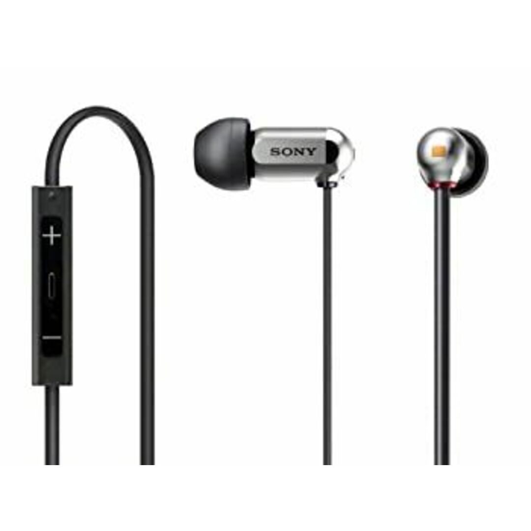 SONY カナル型イヤホン リモコン・マイク付 シルバー XBA-10IP/S スマホ/家電/カメラのオーディオ機器(ヘッドフォン/イヤフォン)の商品写真
