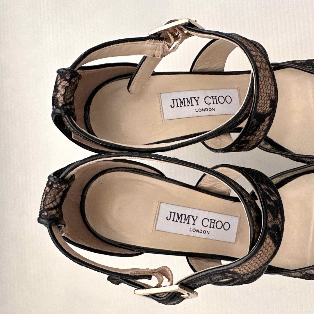 JIMMY CHOO - JIMMY CHOO ジミーチュウ 花柄 レース ハイヒール JIMMY CHOO - JIMMY CHOO ジミーチュウ 花柄 レース ハイヒール