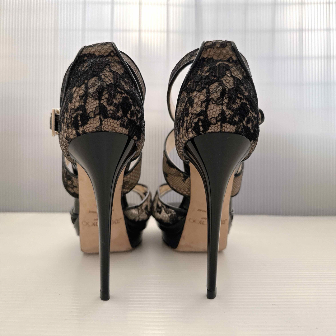 JIMMY CHOO - JIMMY CHOO ジミーチュウ 花柄 レース ハイヒール JIMMY CHOO - JIMMY CHOO ジミーチュウ 花柄 レース ハイヒール