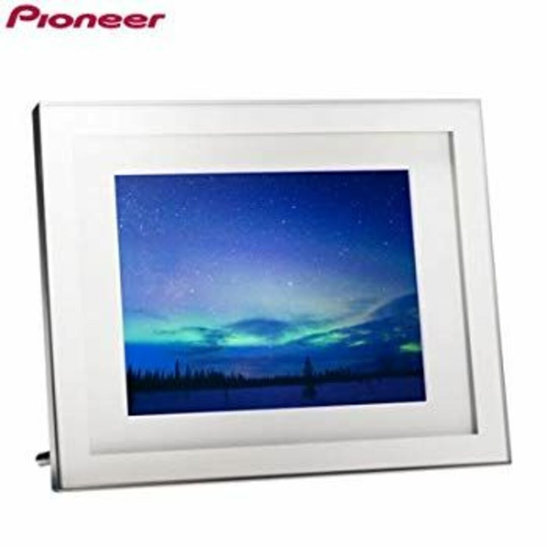 パイオニア デジタルフォトフレーム 「HAPPY FRAME」 8インチ ホワイト HF-T830-W i8my1cf スマホ/家電/カメラのカメラ(その他)の商品写真
