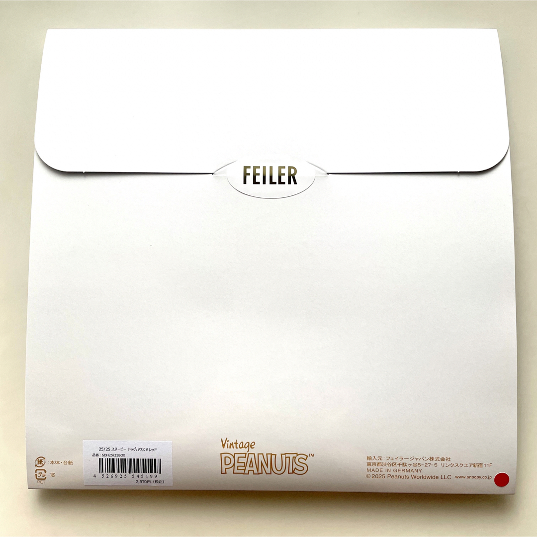 FEILER - 阪急数量限定・新品 フェイラー × Peanuts コラボ FEILER - 阪急数量限定・新品 フェイラー × Peanuts コラボ