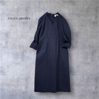 UNITED ARROWS - 1734 UNITED ARROWS Vネックワンピース UNITED ARROWS - 1734 UNITED ARROWS Vネックワンピース