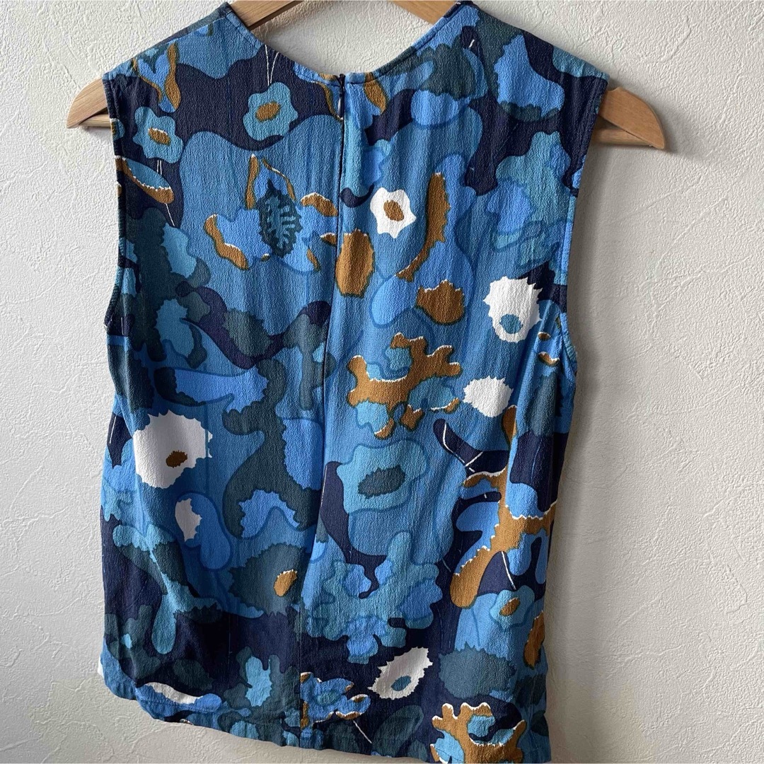 marimekko - marimekko マリメッコ ノースリーブ ブラウス marimekko - marimekko マリメッコ ノースリーブ ブラウス