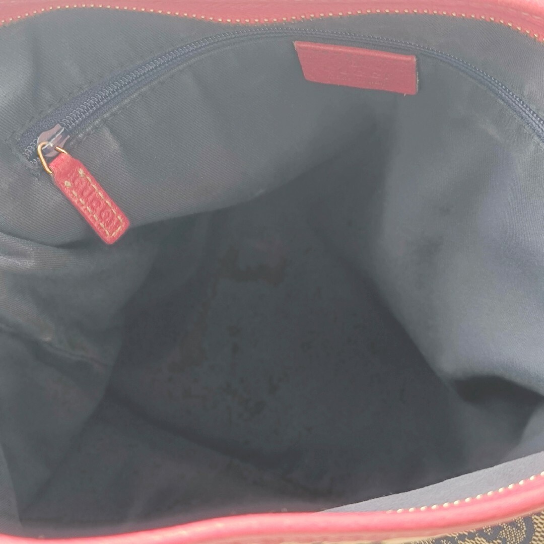 GUCCI - GUCCI ショルダーバッグ アビー GG キャンバス レザー GUCCI - GUCCI ショルダーバッグ アビー GG キャンバス レザー