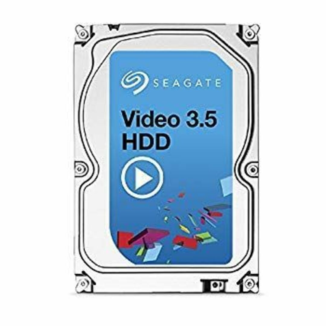 Seagate 内蔵 Video 3.5 HDD 1TB ( 3.5インチ / SATA 6Gb/S / 5900rpm / 64MB ) ST1000VM002 バルク i8my1cf スマホ/家電/カメラのPC/タブレット(PCパーツ)の商品写真