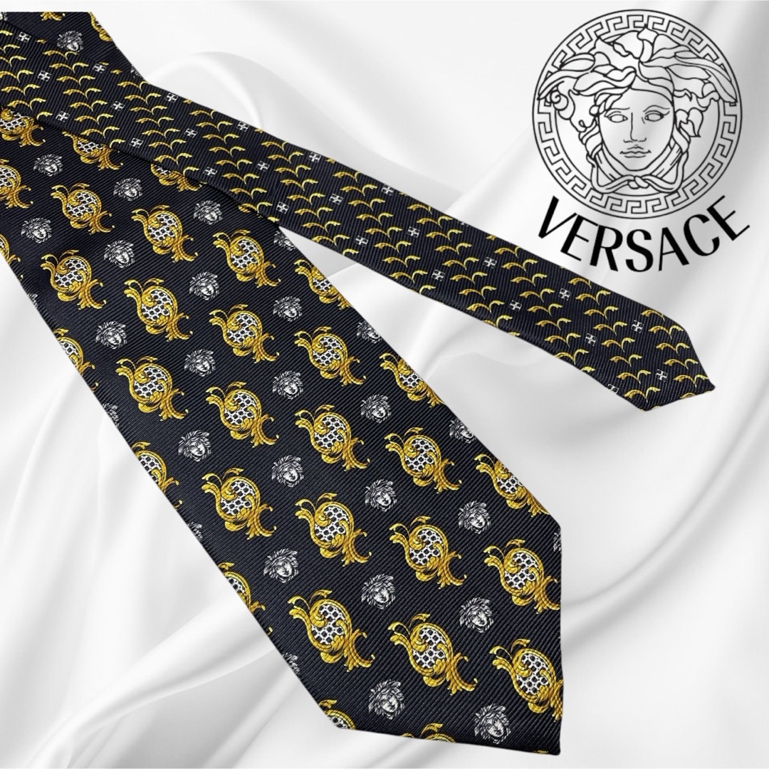 VERSACE - 新品 VERSACE ベルサーチ ヴェルサーチ ネクタイ VERSACE - 新品 VERSACE ベルサーチ ヴェルサーチ ネクタイ