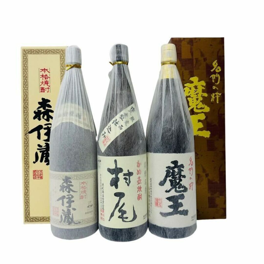 森伊蔵酒造 - 焼酎 まとめ売り3本セット 3M 森伊蔵 魔王 村尾 森伊蔵酒造 - 焼酎 まとめ売り3本セット 3M 森伊蔵 魔王 村尾