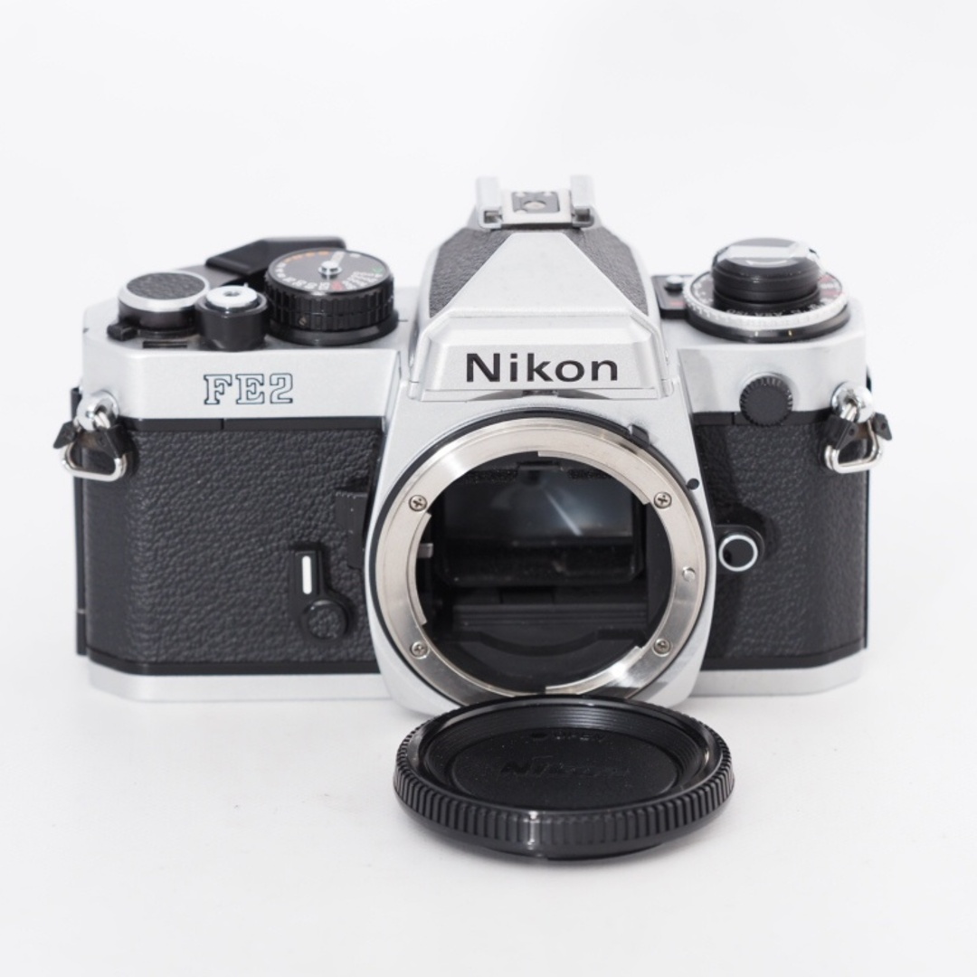 Nikon - Nikon ニコン フィルム一眼レフ FE2 シルバー ボディの Nikon - Nikon ニコン フィルム一眼レフ FE2 シルバー ボディの