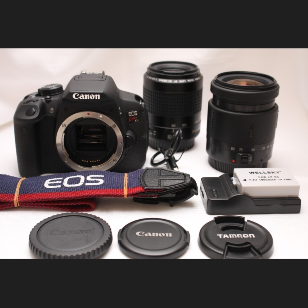 Canon - ショット極少!!キャノン Canon EOS Kiss X7i Wレンズ Canon - ショット極少!!キャノン Canon EOS Kiss X7i Wレンズ