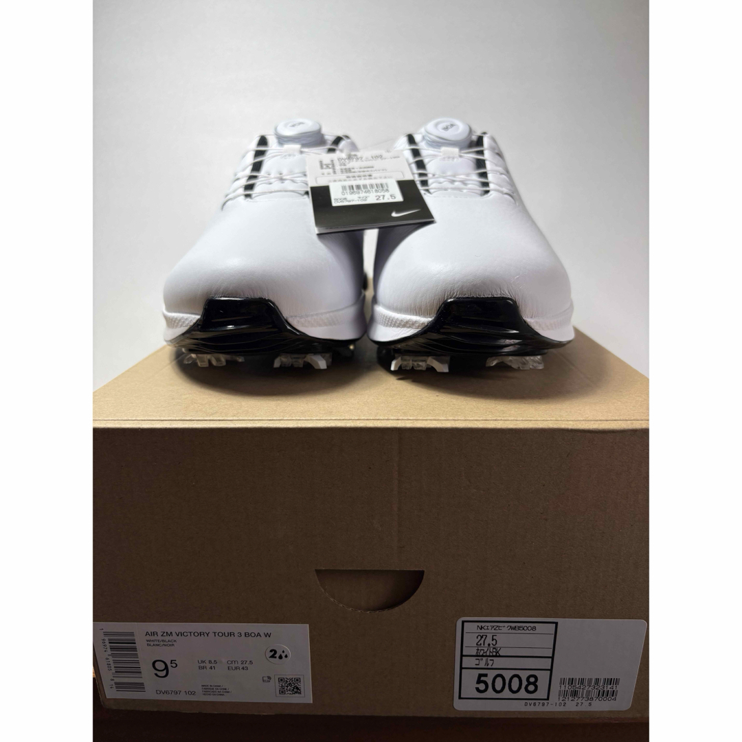 新品未使用】NIKE ゴルフシューズAIR ZM VICTORY☆27.5cmの通販 新品未使用】NIKE ゴルフシューズAIR ZM VICTORY☆27.5cmの通販