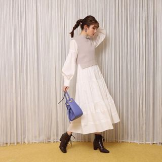 Apuweiser-riche - アプワイザーリッシェ♡撥水 ペプラムダウン Apuweiser-riche - アプワイザーリッシェ♡撥水 ペプラムダウン