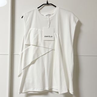ENFOLD - ENFOLD(エンフォルド) 半袖カットソー サイズ38 M ENFOLD - ENFOLD(エンフォルド) 半袖カットソー サイズ38 M