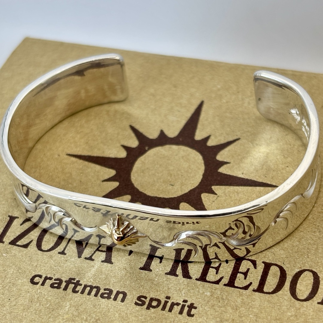 ARIZONA FREEDOM - 【新品磨き】Arizona Freedom ゴールド中太陽 ARIZONA FREEDOM - 【新品磨き】Arizona Freedom ゴールド中太陽