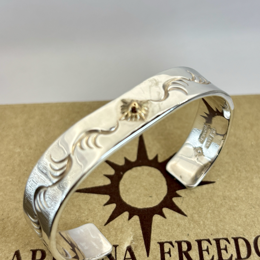 ARIZONA FREEDOM - 【新品磨き】Arizona Freedom ゴールド中太陽 ARIZONA FREEDOM - 【新品磨き】Arizona Freedom ゴールド中太陽
