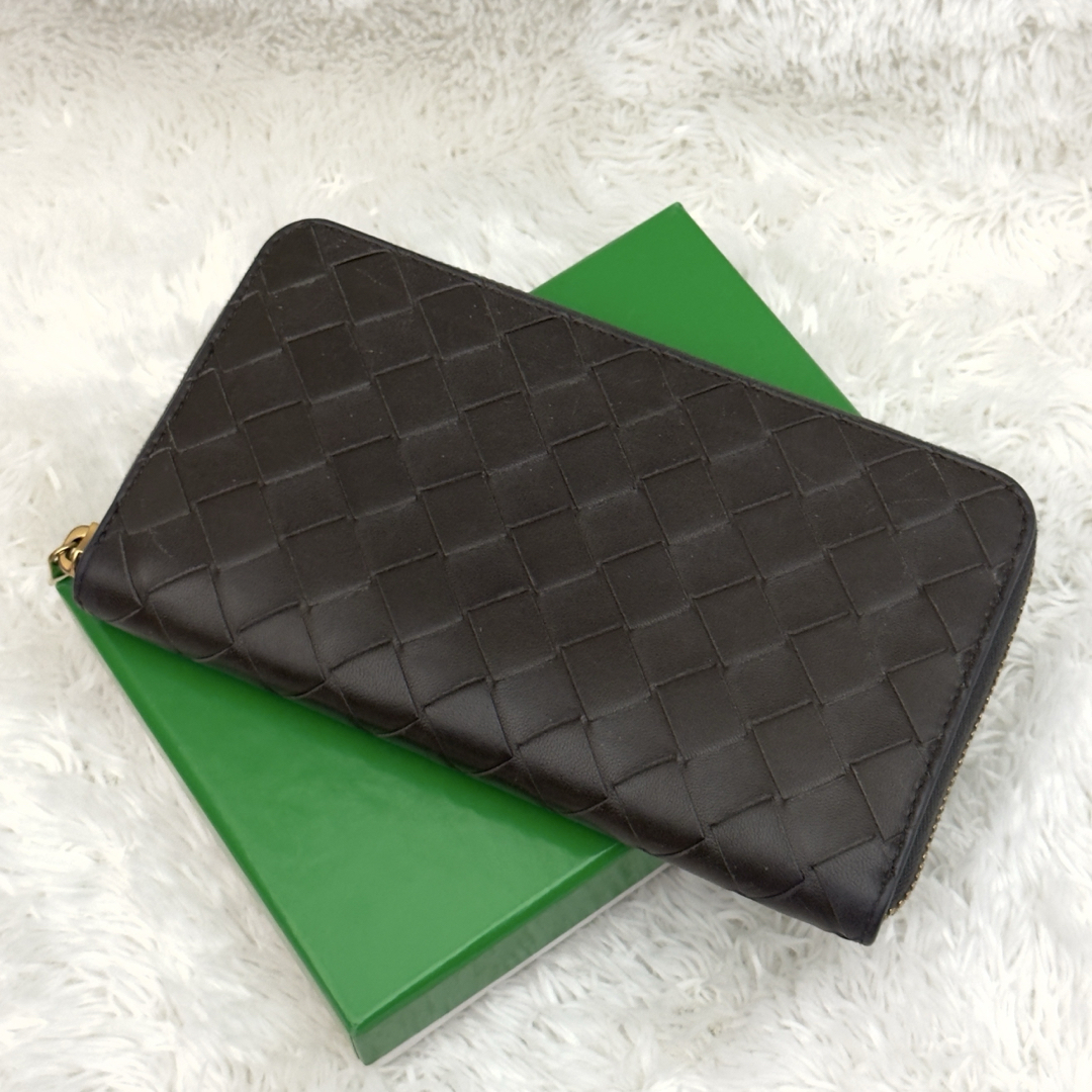 BOTTEGA VENETA - 美品✨RFID内蔵 ボッテガ ラウンドファスナー BOTTEGA VENETA - 美品✨RFID内蔵 ボッテガ ラウンドファスナー