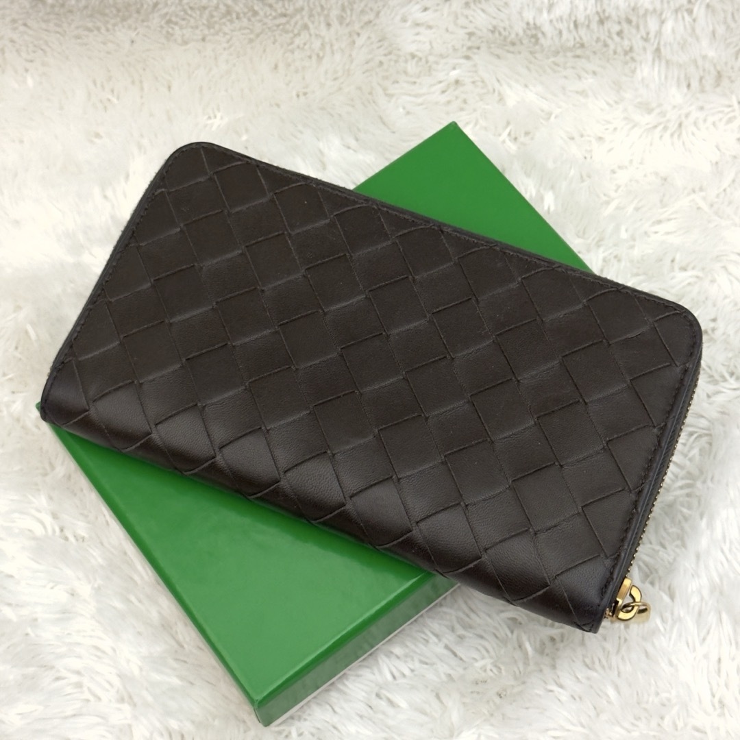 BOTTEGA VENETA - 美品✨RFID内蔵 ボッテガ ラウンドファスナー BOTTEGA VENETA - 美品✨RFID内蔵 ボッテガ ラウンドファスナー