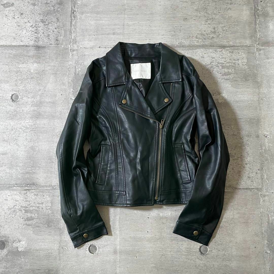y2k グランジ ライダースジャケット 平成初期 ギャル 短丈 00s y2k グランジ ライダースジャケット 平成初期 ギャル 短丈 00s