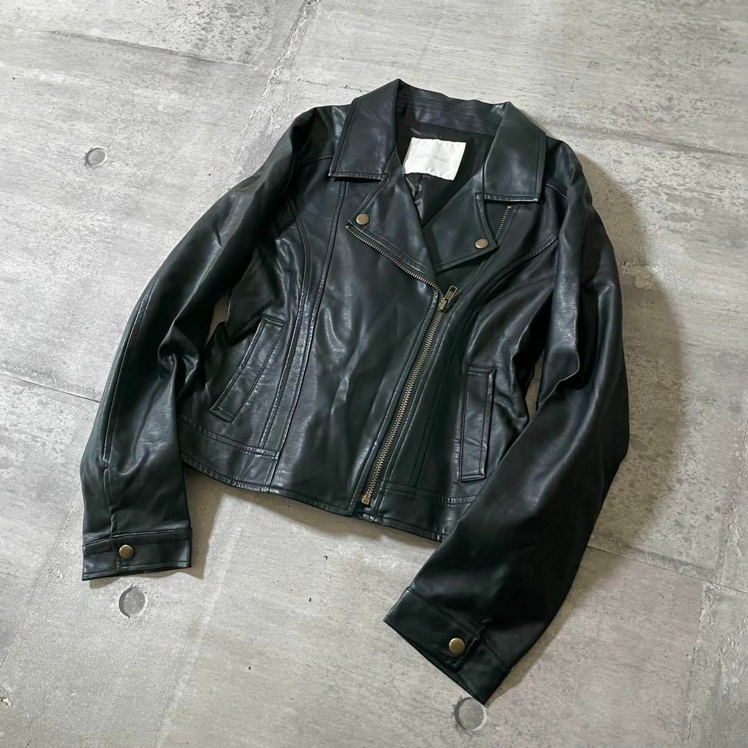 y2k グランジ ライダースジャケット 平成初期 ギャル 短丈 00s y2k グランジ ライダースジャケット 平成初期 ギャル 短丈 00s
