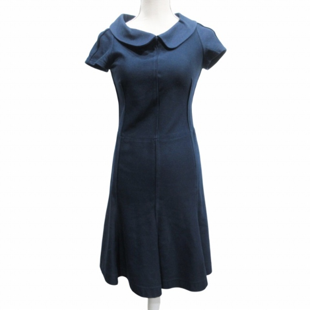 49アベニュー ジュンコシマダ 美品 ワンピース フレア ひざ丈 36 49アベニュー ジュンコシマダ 美品 ワンピース フレア ひざ丈 36