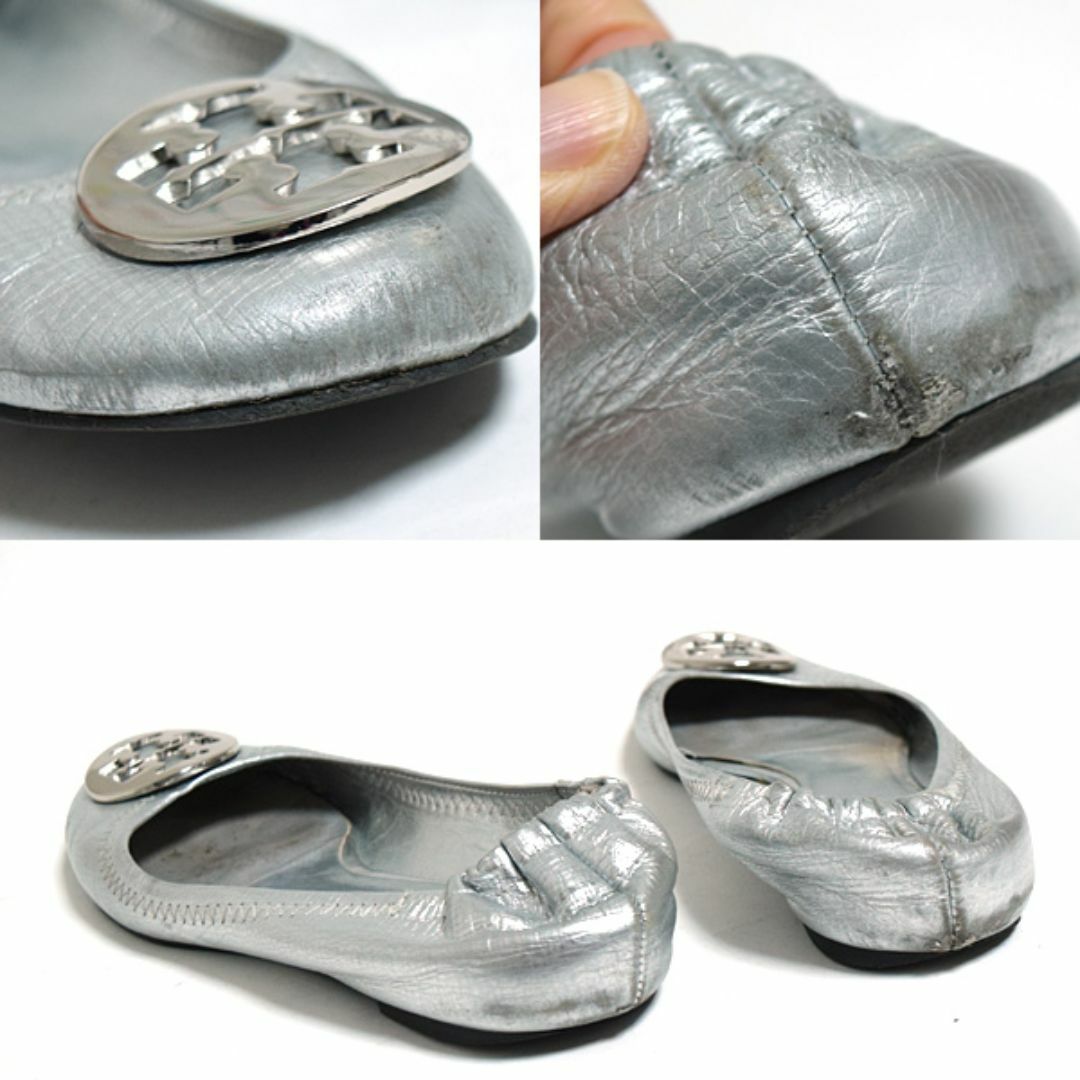 Tory Burch - トリーバーチ□ロゴ金具バレエシューズ フラット Tory Burch - トリーバーチ□ロゴ金具バレエシューズ フラット