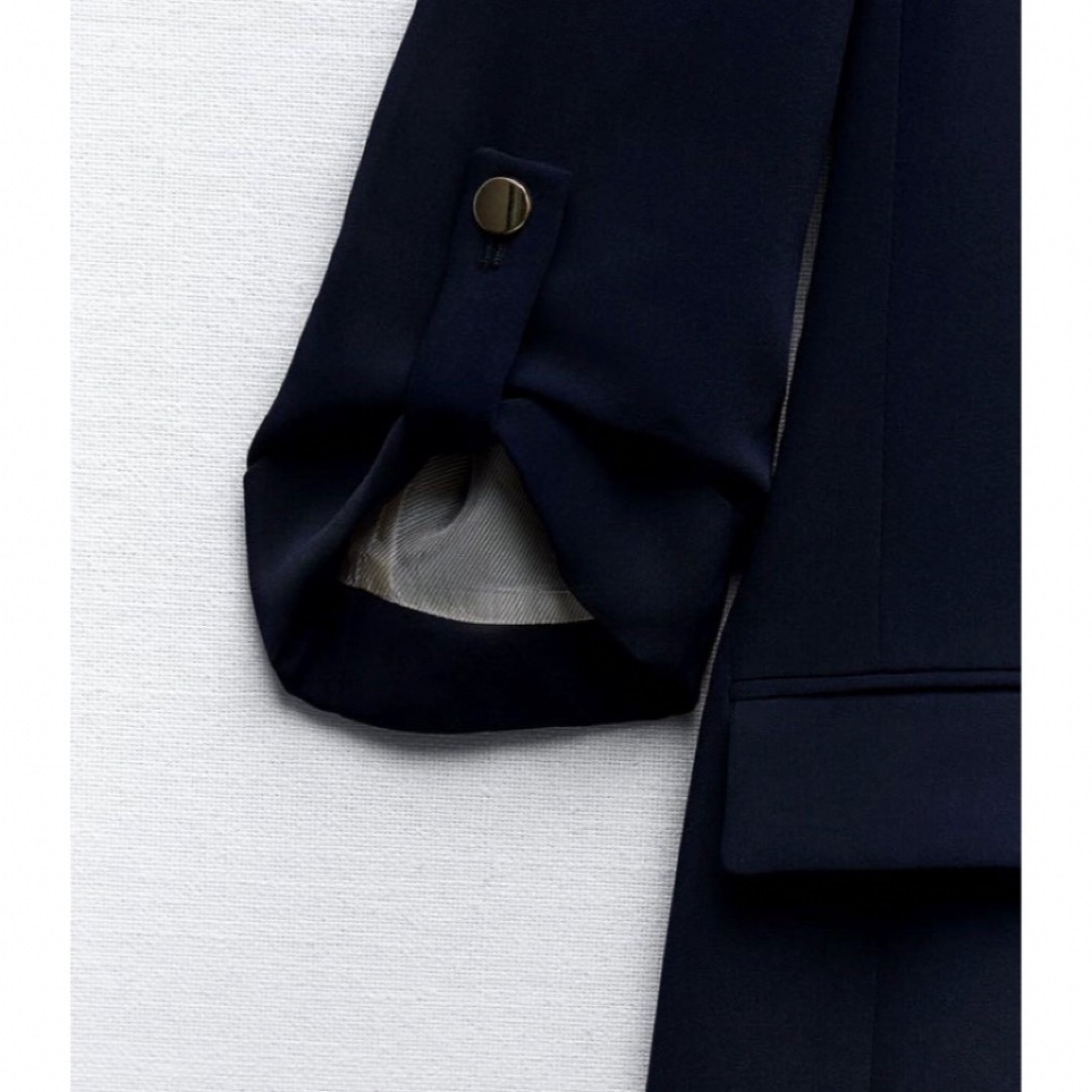ZARA - ZARA ロールアップスリーブ ブレザー ジャケット xs ZARA - ZARA ロールアップスリーブ ブレザー ジャケット xs