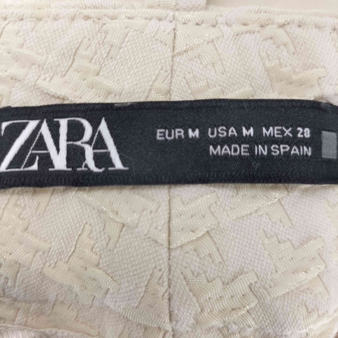 ZARA - ZARA(ザラ) 千鳥格子 ハイウエスト ベルトパンツ ZARA - ZARA(ザラ) 千鳥格子 ハイウエスト ベルトパンツ