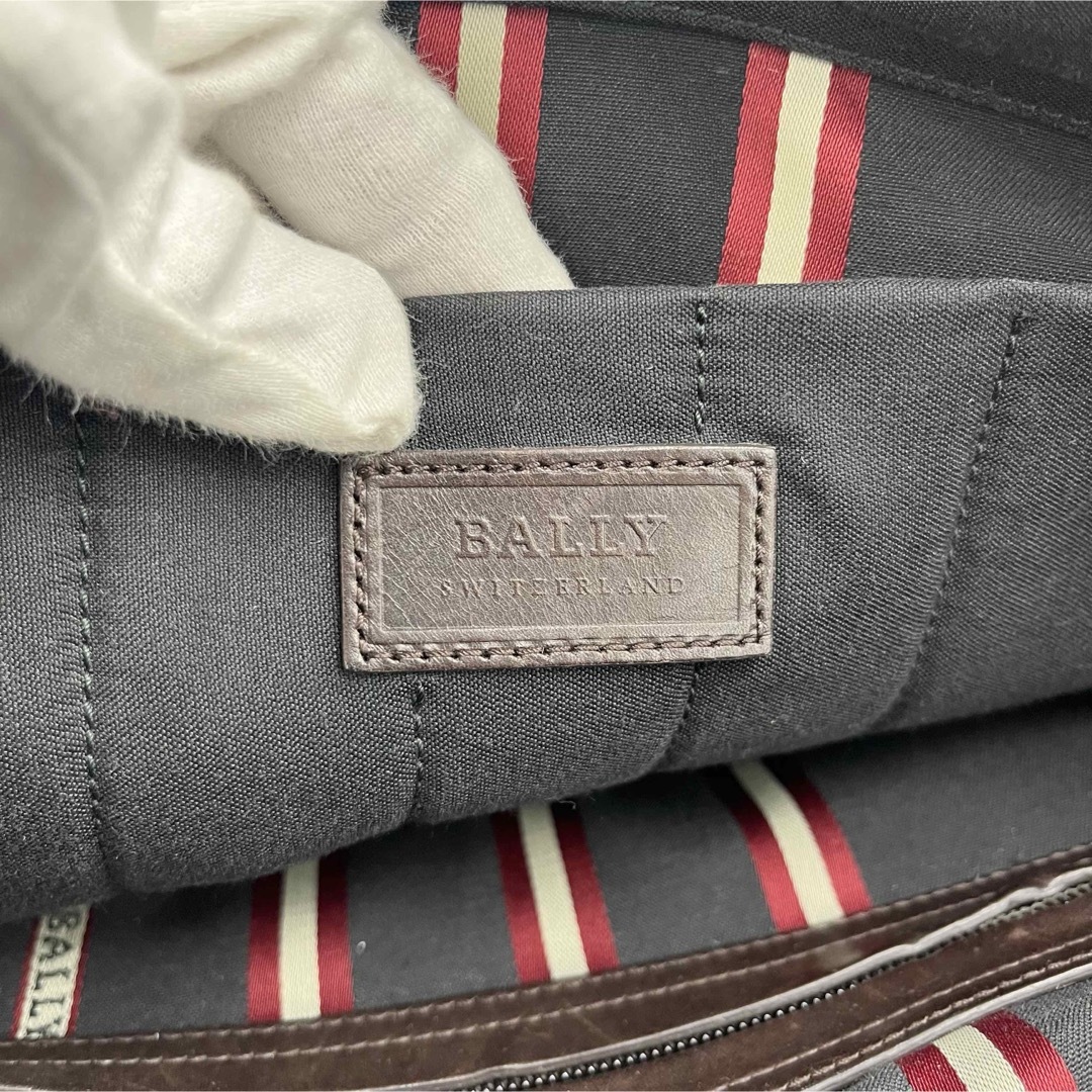 Bally - BALLY バリー ビジネスバッグ 2way トレスポ ブラウンの Bally - BALLY バリー ビジネスバッグ 2way トレスポ ブラウンの