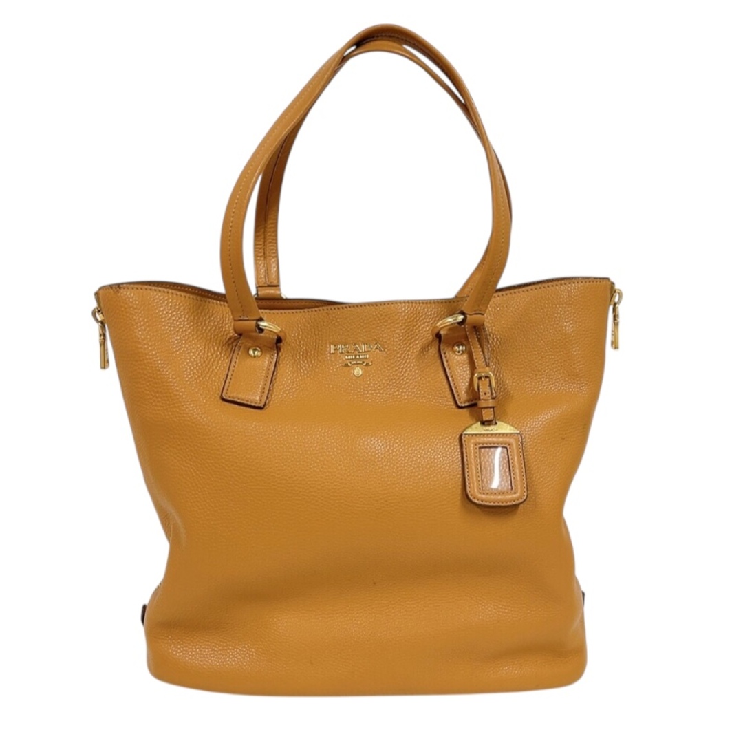 PRADA - プラダ PRADA ヴィッテロダイノレザー トートバッグ PRADA - プラダ PRADA ヴィッテロダイノレザー トートバッグ
