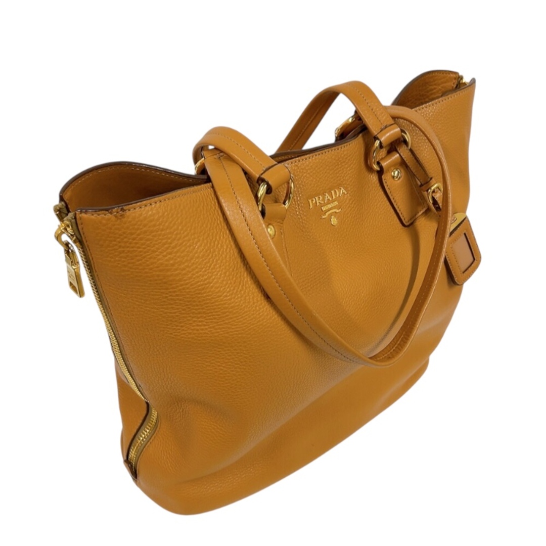 PRADA - プラダ PRADA ヴィッテロダイノレザー トートバッグ PRADA - プラダ PRADA ヴィッテロダイノレザー トートバッグ