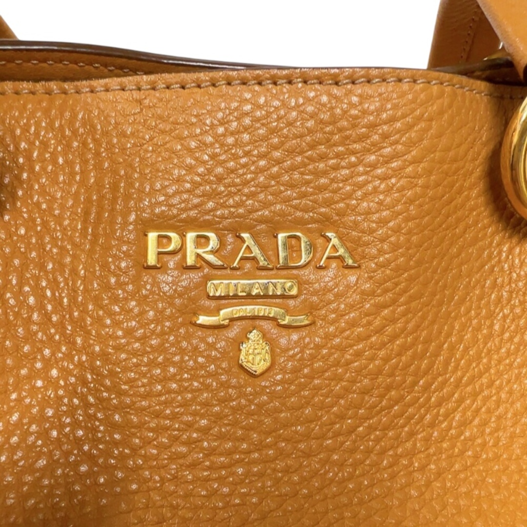 PRADA - プラダ PRADA ヴィッテロダイノレザー トートバッグ PRADA - プラダ PRADA ヴィッテロダイノレザー トートバッグ