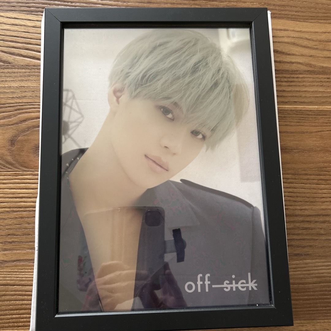 SHINee(シャイニー)のテミンソロコンサートグッズクリアフレーム エンタメ/ホビーのCD(K-POP/アジア)の商品写真