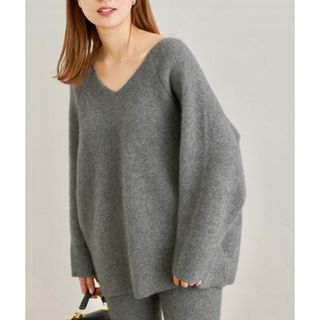 FRAMeWORK - FRAMeWORK LINEN CORD ニット ベージュ タグ付の FRAMeWORK - FRAMeWORK LINEN CORD ニット ベージュ タグ付の