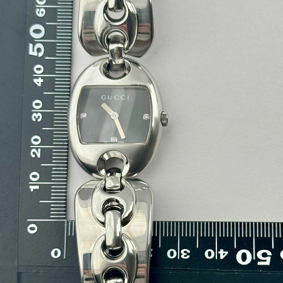 GUCCI - ☆新品電池☆714 グッチ マリナチェーン 3Pダイヤ GUCCI - ☆新品電池☆714 グッチ マリナチェーン 3Pダイヤ