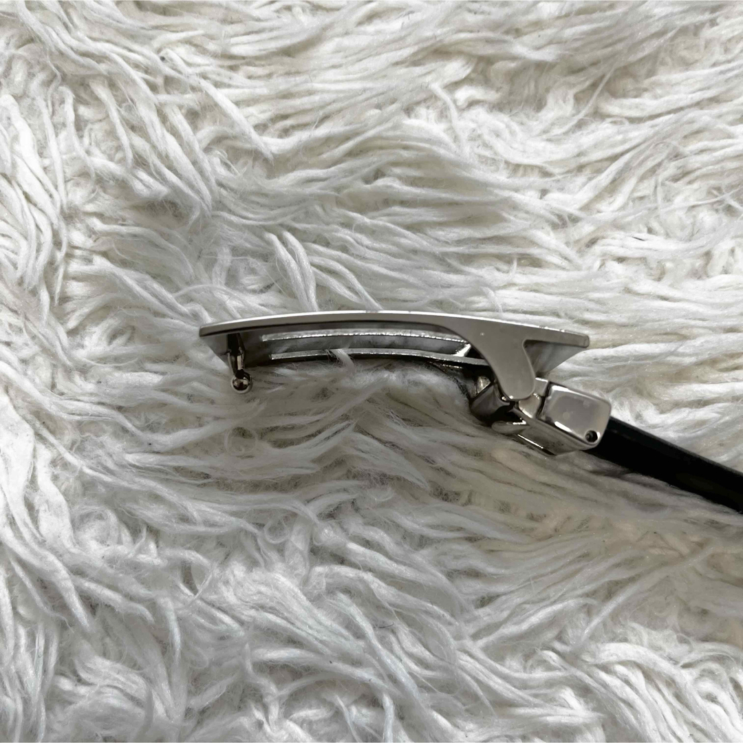 BURBERRY - (美品)バーバリー レザーベルト シルバー金具 BURBERRY - (美品)バーバリー レザーベルト シルバー金具