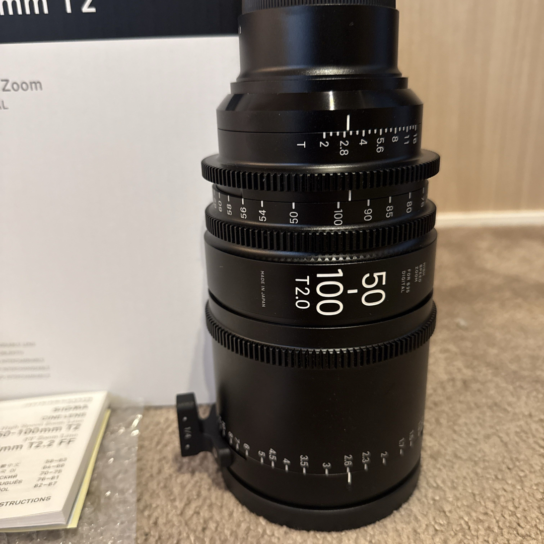 SIGMA - SIGMA シネマレンズ T2 44万円で購入 ほぼ新品の通販 by SIGMA - SIGMA シネマレンズ T2 44万円で購入 ほぼ新品の通販 by