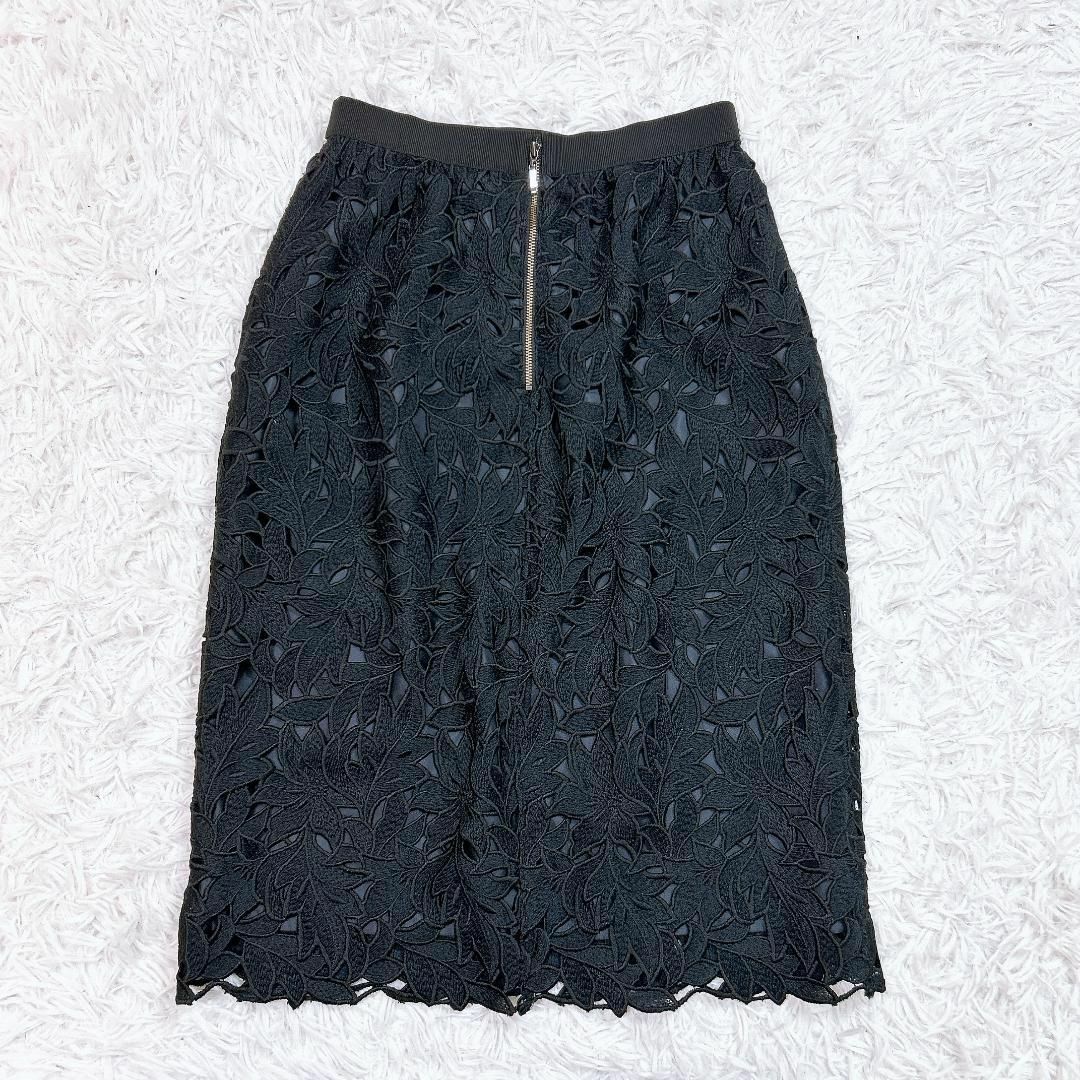ANAYI - 【美品】アナイ スカート フラワーレース ウエストゴム ANAYI - 【美品】アナイ スカート フラワーレース ウエストゴム