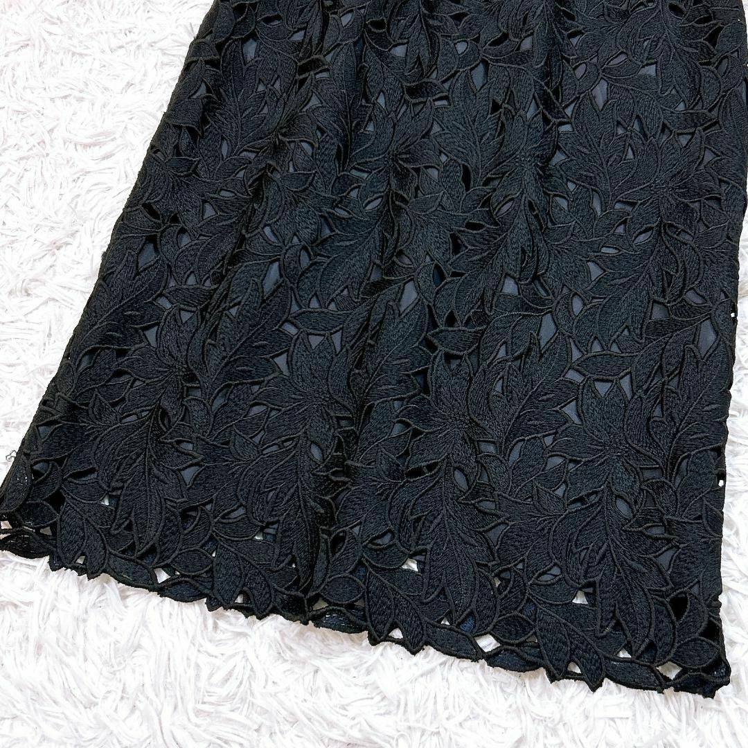 ANAYI - 【美品】アナイ スカート フラワーレース ウエストゴム ANAYI - 【美品】アナイ スカート フラワーレース ウエストゴム