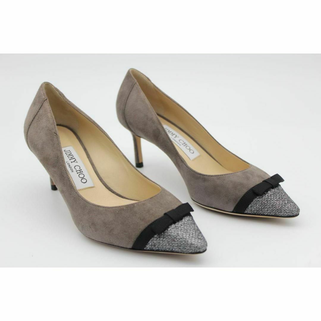 JIMMY CHOO - JIMMY CHOO ジミーチュウ 本革リボンパンプス(36 JIMMY CHOO - JIMMY CHOO ジミーチュウ 本革リボンパンプス(36