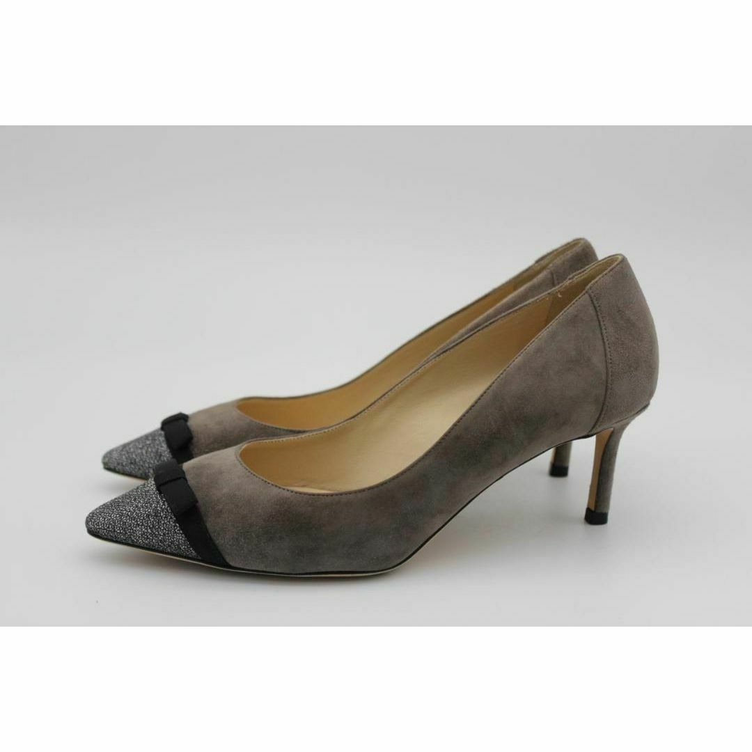 JIMMY CHOO - JIMMY CHOO ジミーチュウ 本革リボンパンプス(36 JIMMY CHOO - JIMMY CHOO ジミーチュウ 本革リボンパンプス(36