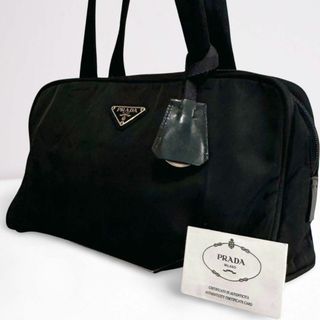 PRADA - PRADA(プラダ) ハンドバッグ - ダークグリーン ナイロン PRADA - PRADA(プラダ) ハンドバッグ - ダークグリーン ナイロン