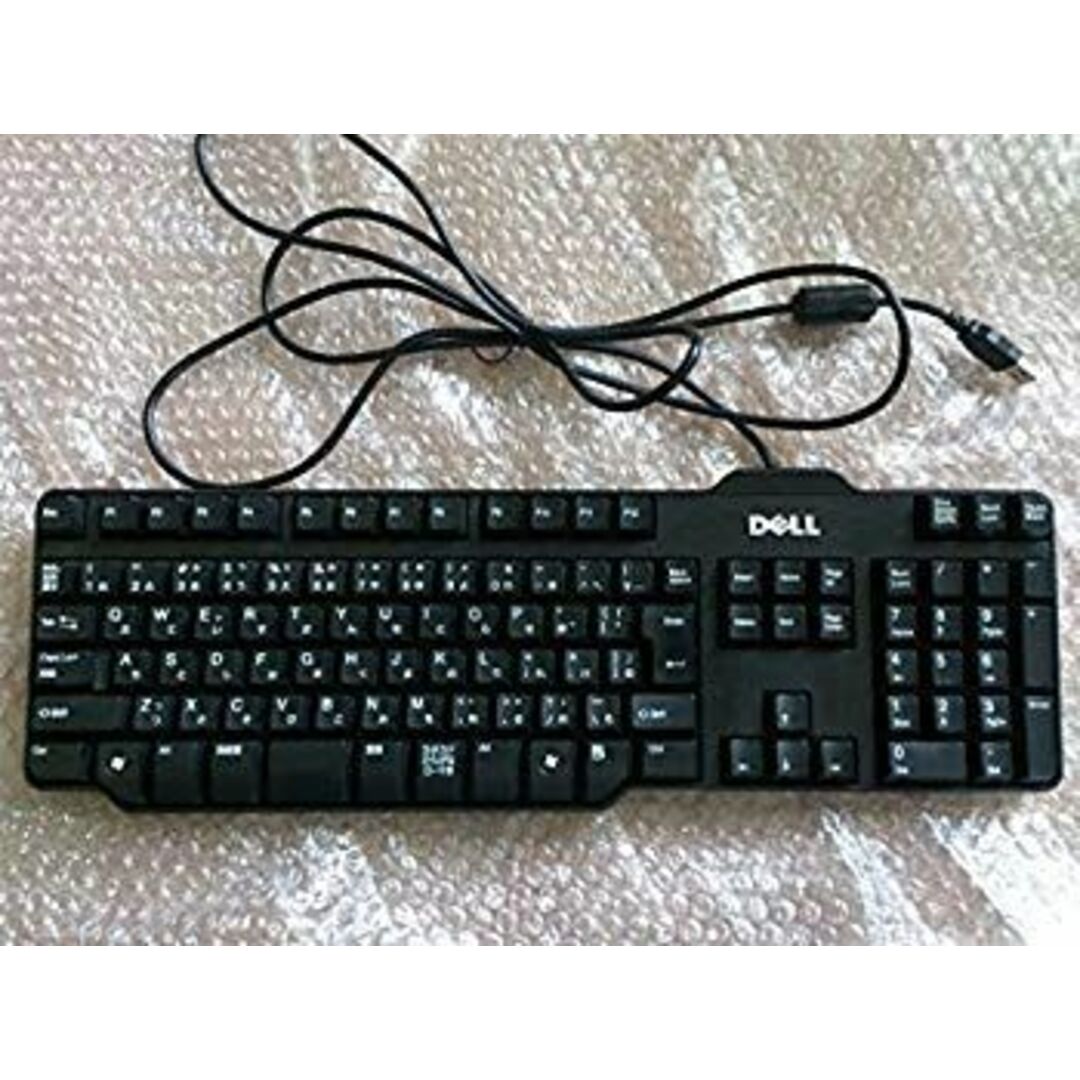 DELL メンブレン式キーボード 109キー USB ( L100 / SK-8115 ) 日本語対応 排水機構搭載 (ブラック) khxv5rg スマホ/家電/カメラのPC/タブレット(PC周辺機器)の商品写真