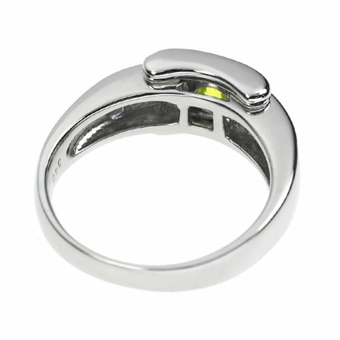 Pt900 アップルグリーン ダイヤモンド リング 0.476ct FVGY SI2 Pt900 アップルグリーン ダイヤモンド リング 0.476ct FVGY SI2