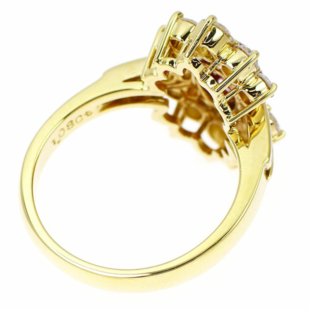 K18YG ルビー ダイヤモンド リング 1.08ct D1.00ctの通販 by K18YG ルビー ダイヤモンド リング 1.08ct D1.00ctの通販 by